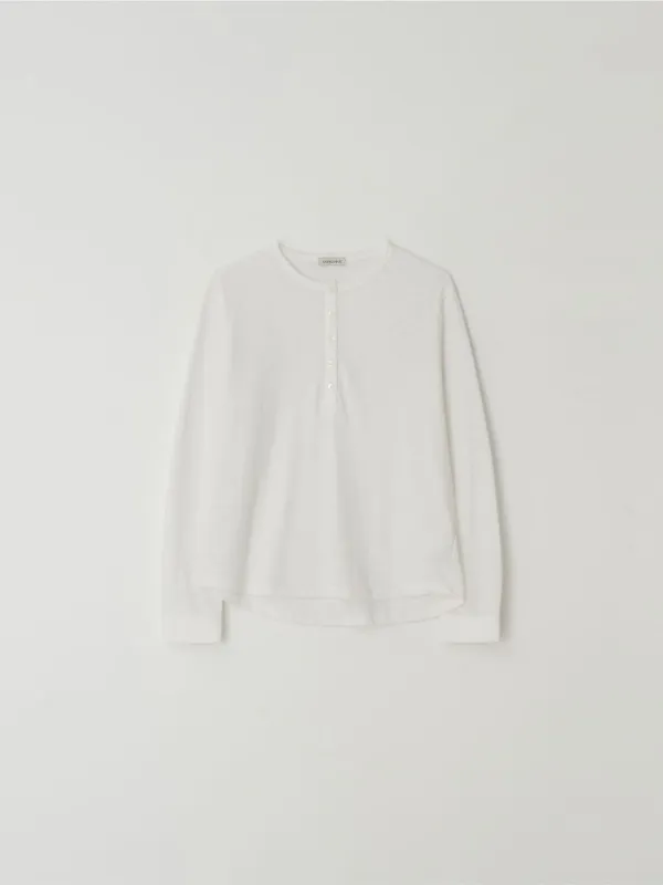 Henley Neck Slub Top