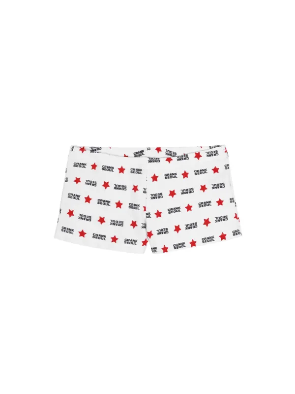 BABY WAFFLE MICRO SHORTS_WHITE