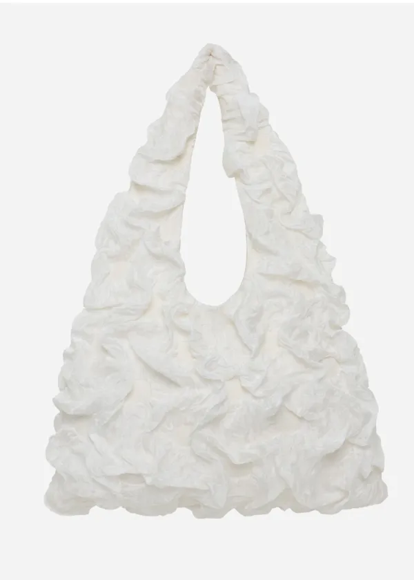  [2SIZE]  Sylvia crinkle soft hobo Bag   실비아 크링클 소프트 호보백 (사계절-데일리-데이트룩-출근룩-호보백-가벼움-로맨틱-숄더백-핸드백-2사이즈-미니백-빅백) 