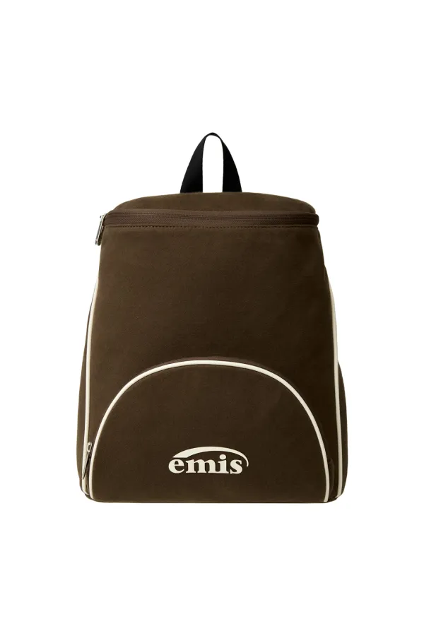 JERSEY LOGO BACKPACK-BROWN