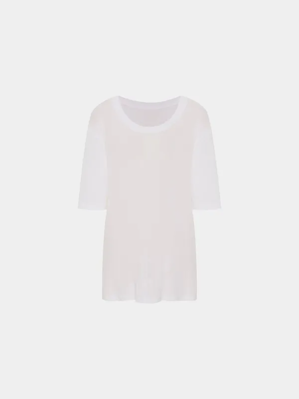 Belinda half sleeve U-neck T