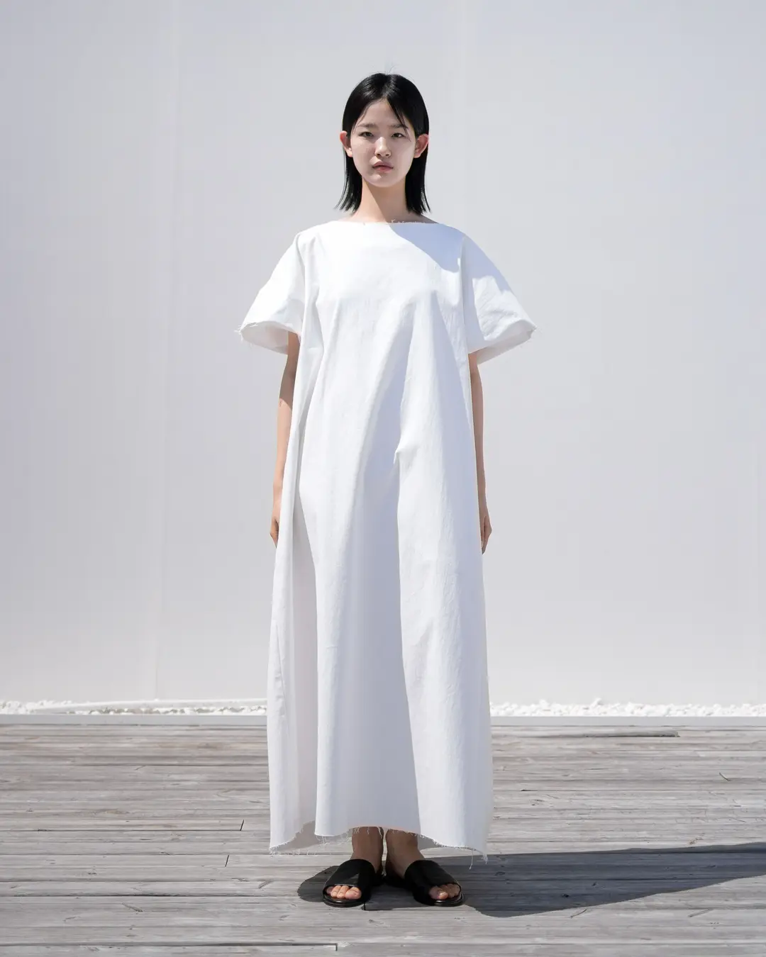 유노이아 simple denim dress 상품 이미지 2