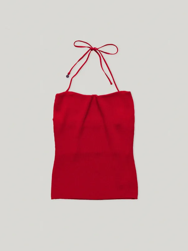 Poppie Knit Top Red (2nd)