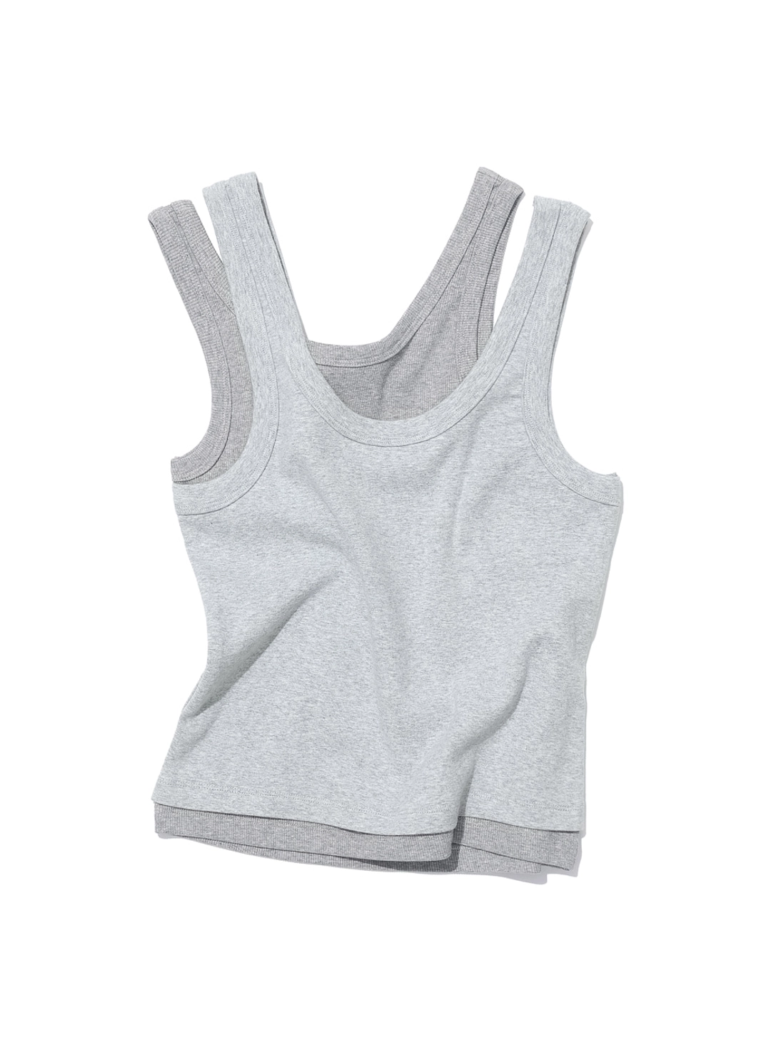 파르티멘토 [WOMEN] OVERLAY SLEEVELESS_MELANGE 상품 이미지 1