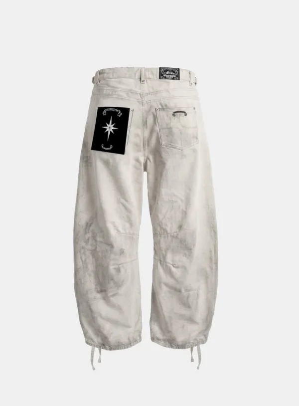 [6/11 발송] [w-pts26-108] 0509 Curved Barrel Pants - Cream