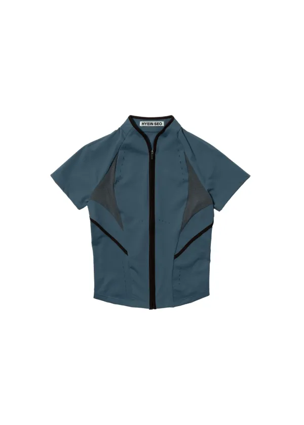 Slashed Zip Top