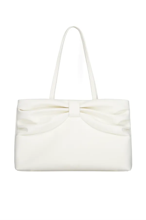 [예약배송] RIBBON DOT BAG [WHITE]