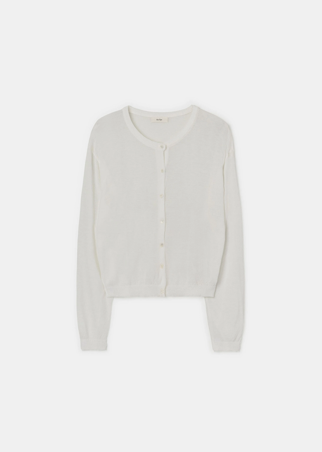 더라이 Sheer Round Cardigan(White) 상품 이미지 3