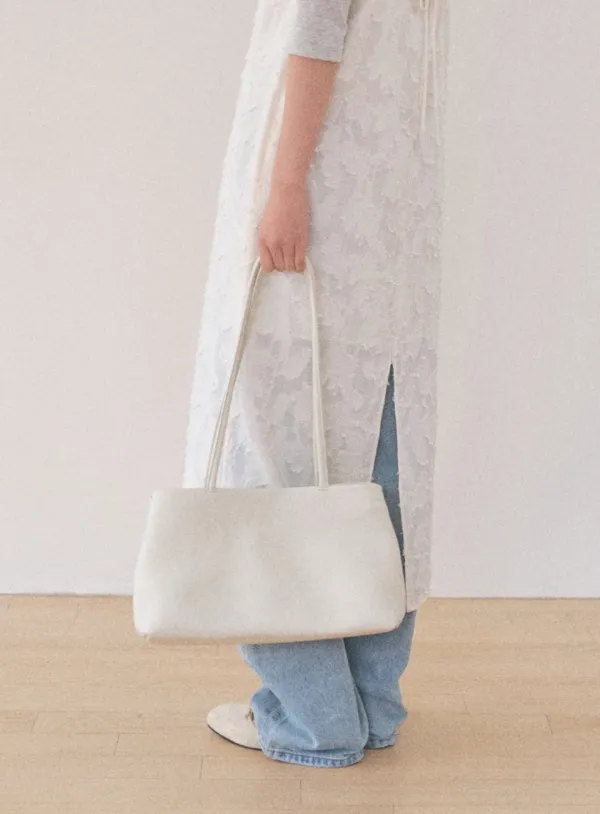 FLAT SQUARE BAG_IVORY