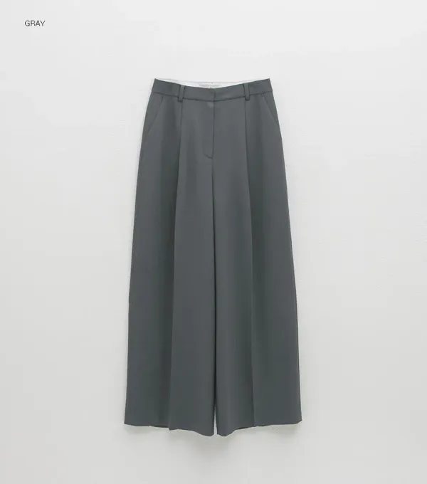 (PT-5549)ESSENTIAL ROGER TUCK SET-UP PANTS