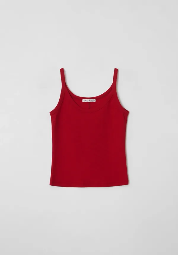 Line sleeveless (Red)