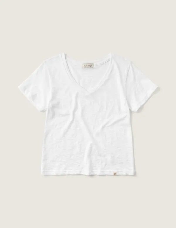 Eze V neck T-shirt (White)