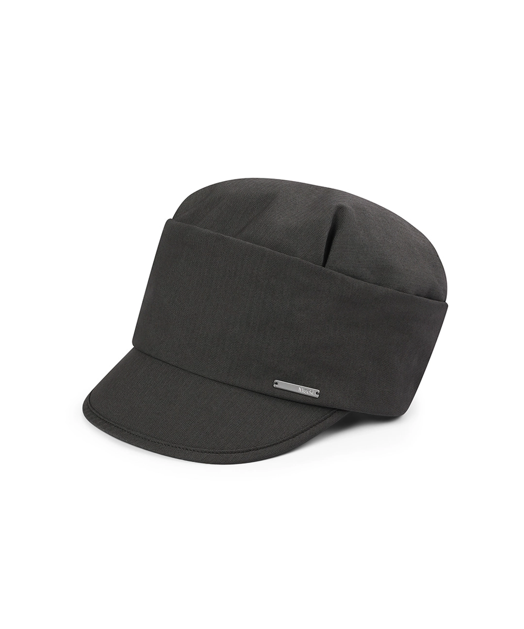 미세키서울 [Flagship Store Exclusive] Wide band newsboy cap CHARCOAL 상품 이미지 2