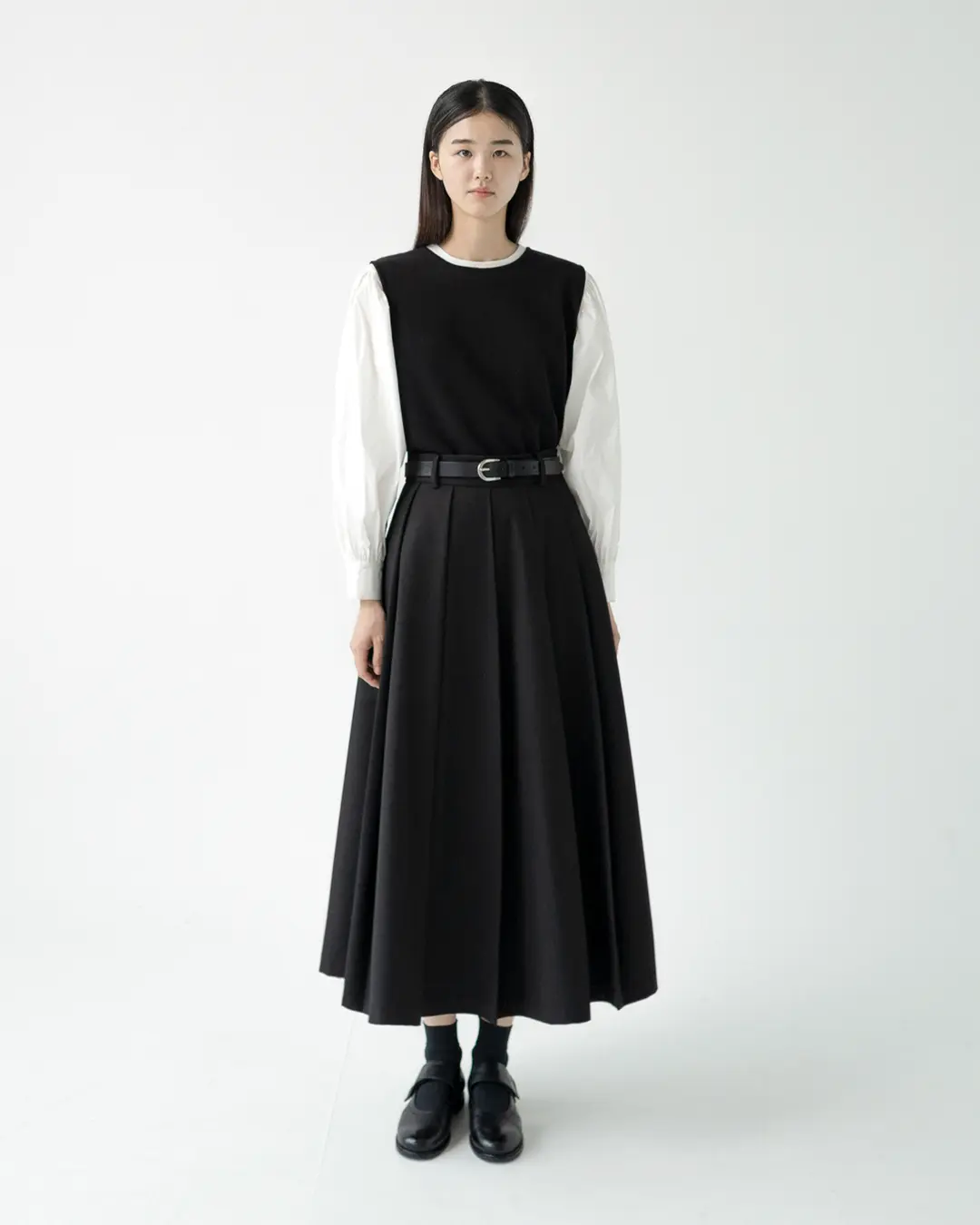 유노이아 classic pleats skirt 상품 이미지 2