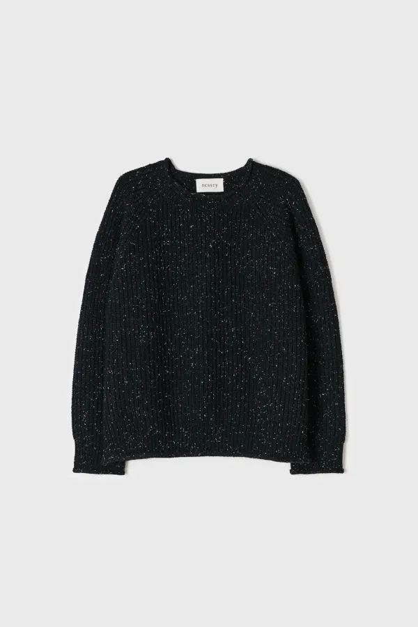 Donegal Raglan Knit (Black)