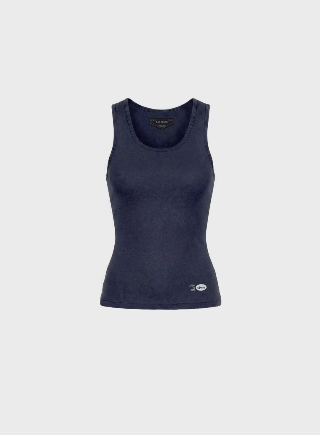 배드블러드 [w-tnk26-014] BS Cotton Jersey Classic Tank - Navy 상품 이미지 1