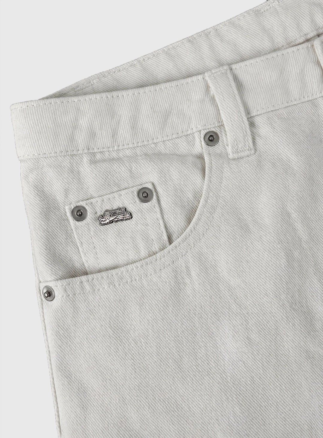 배드블러드 [w-pts26-041] 701 Semi Curved Fit Pants - White 상품 이미지 2