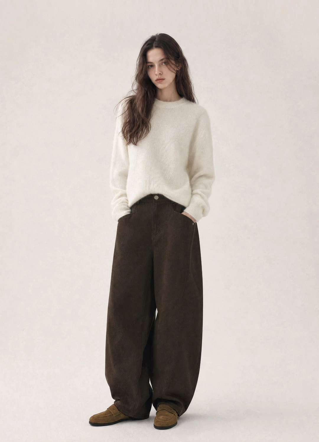 뮤제라 Tiers Round Knit (Cashmere Silk) 상품 이미지 2