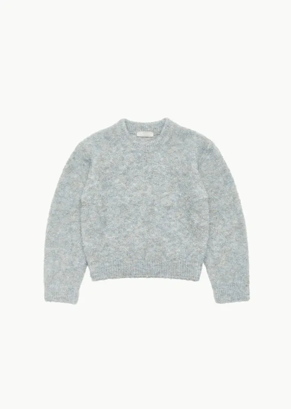 MIX BOUCLE CROP KNIT (3COLORS)