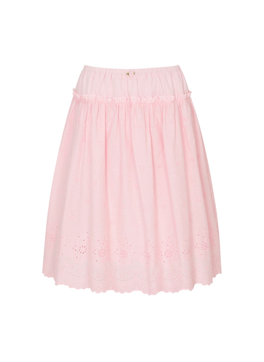 루루서울 Zoey Lace Skirt (Pink) 상품 이미지 1
