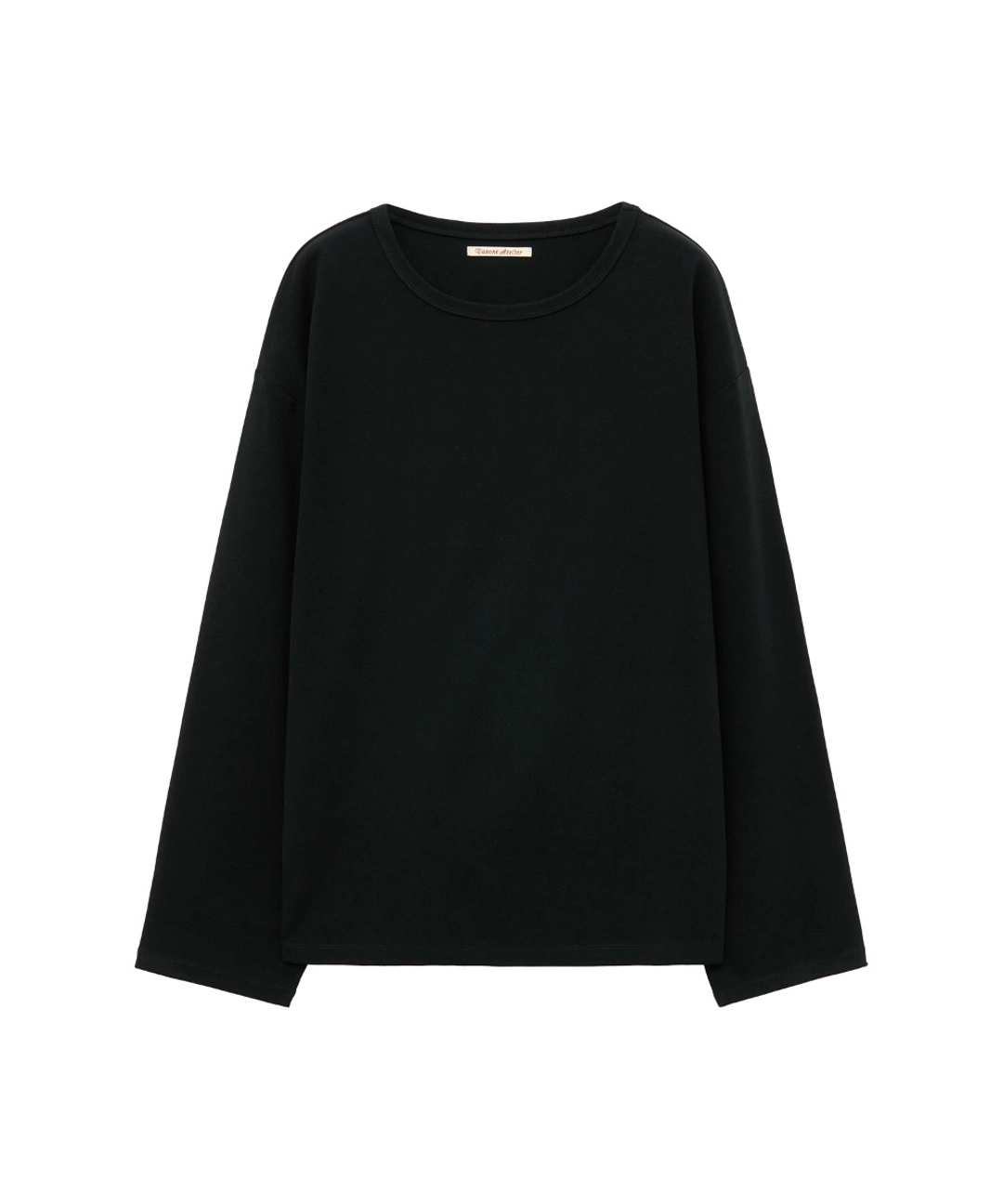 반원 아뜰리에 A3553 에센셜 롱 슬리브_Black 상품 이미지 1