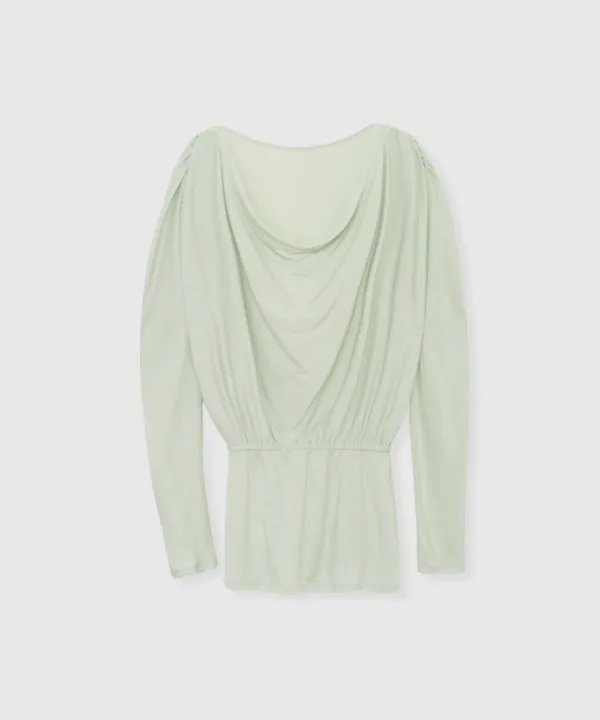 Tender back dress (Light green)
