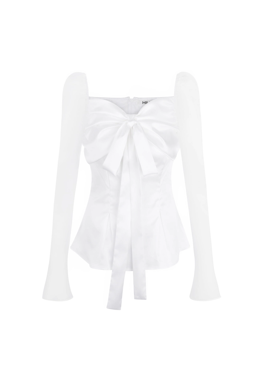 힐다 [pre-order] Silky Swan Blouse II [White] *11/2 발송예정 상품 이미지 1