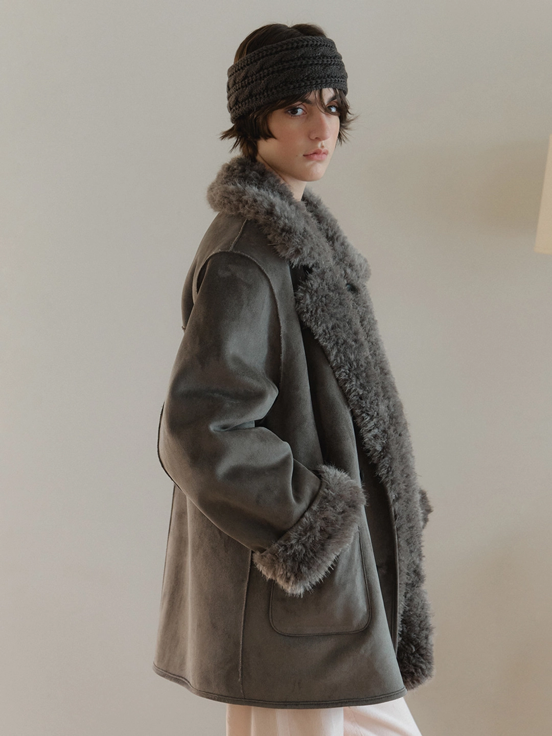 리엘 Pomme reversible mustang (gray) 상품 이미지 2