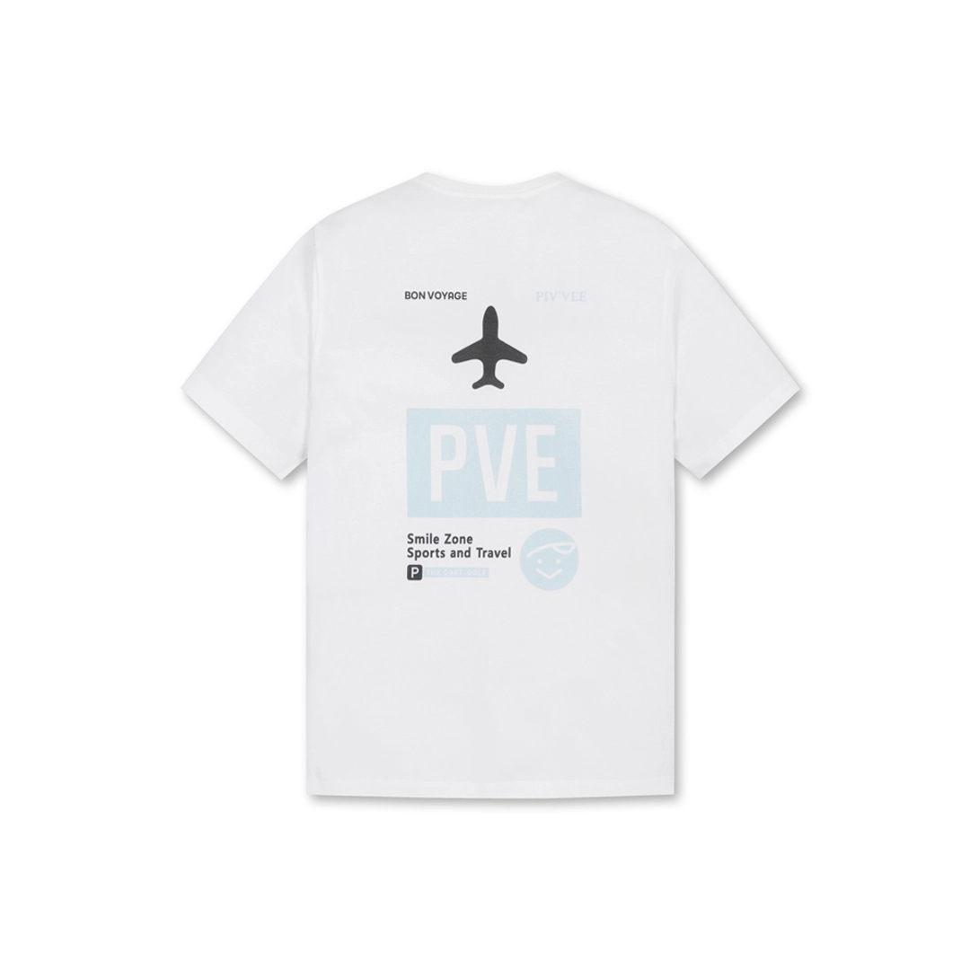 피브비 [Piv\'vee X TCG] Bon Voyage T-shirt (cloud white) 상품 이미지 2