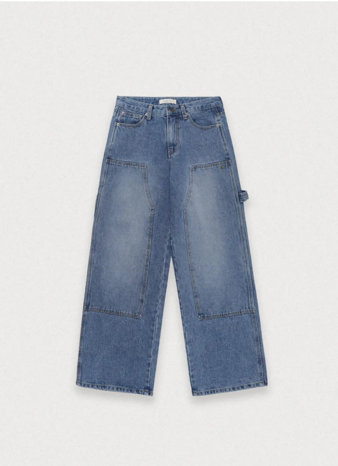 포에토 GIRLS POCKET PANTS (MID DENIM VER.) 상품 이미지 3