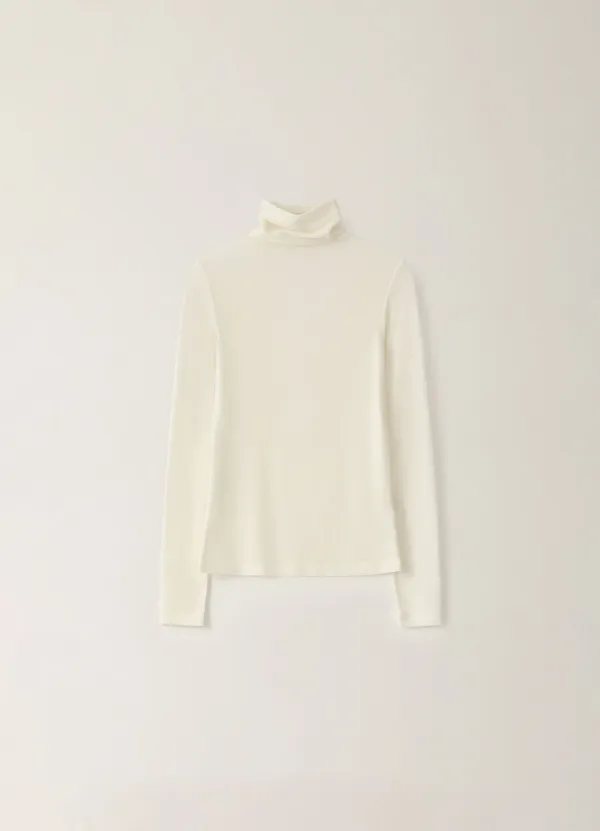 Wool Soft Turtleneck - Ivory