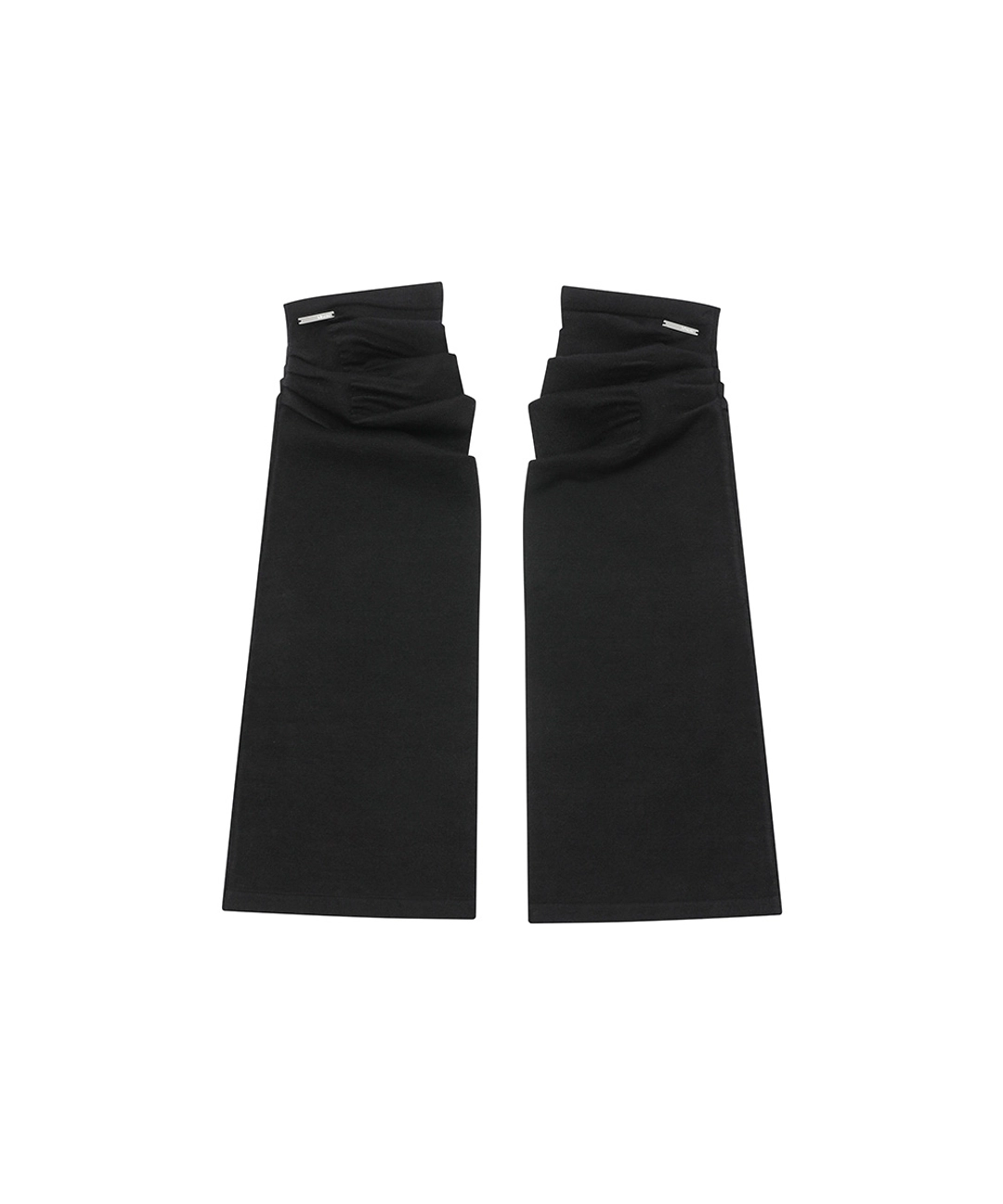 미세키서울 Shirring knit leg warmer BLACK 상품 이미지 3
