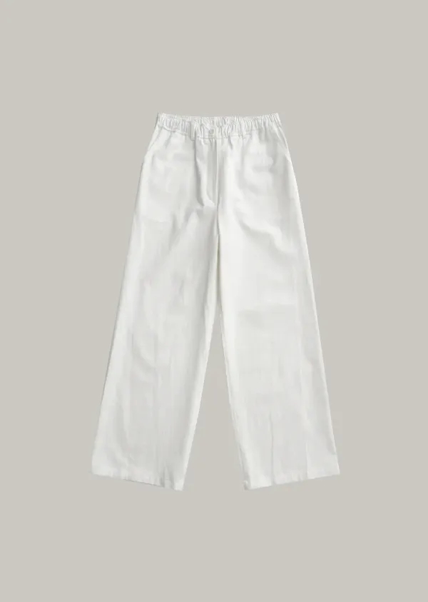 autumn wide banding pants