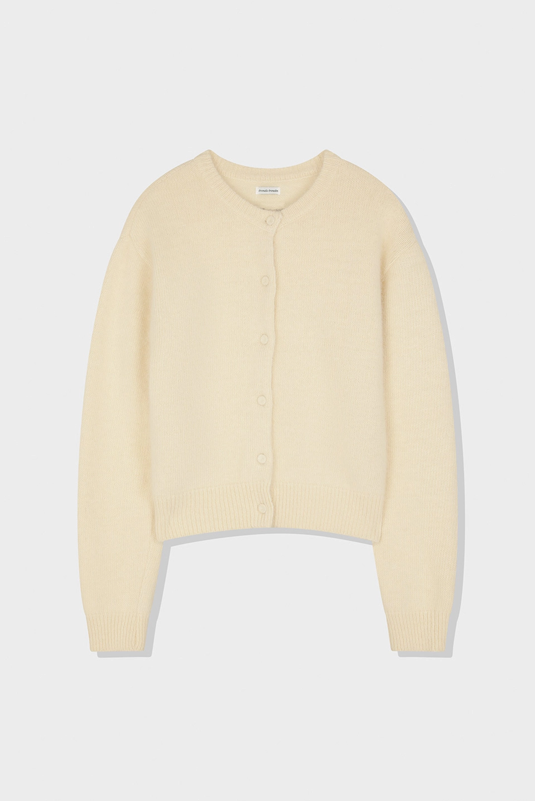 브렌다 브렌든 angora round cardigan - cream 상품 이미지 1