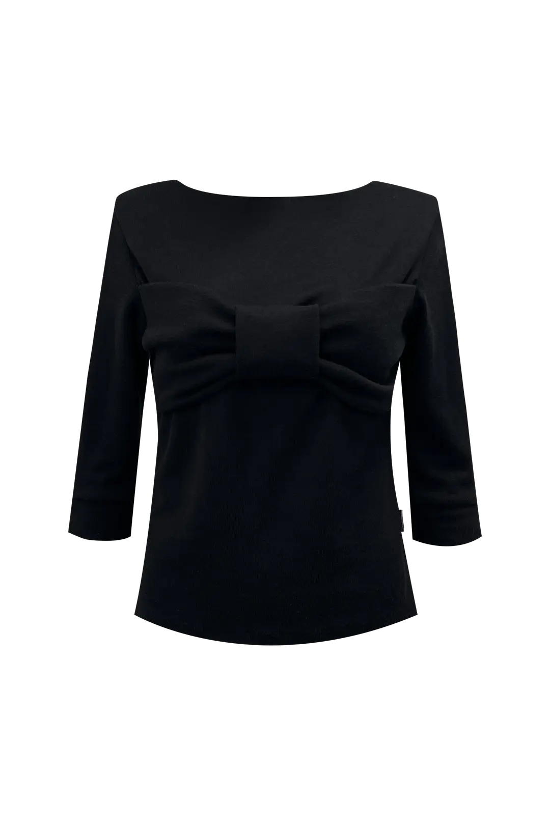 체메씨 BOW HALF TEE (BLACK) 상품 이미지 3