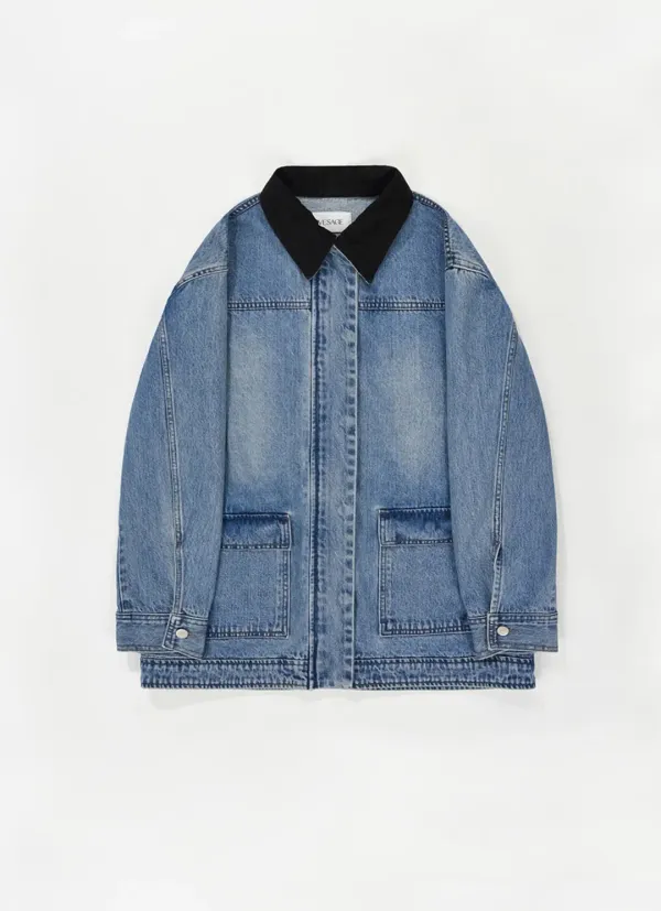 Denim work jacket