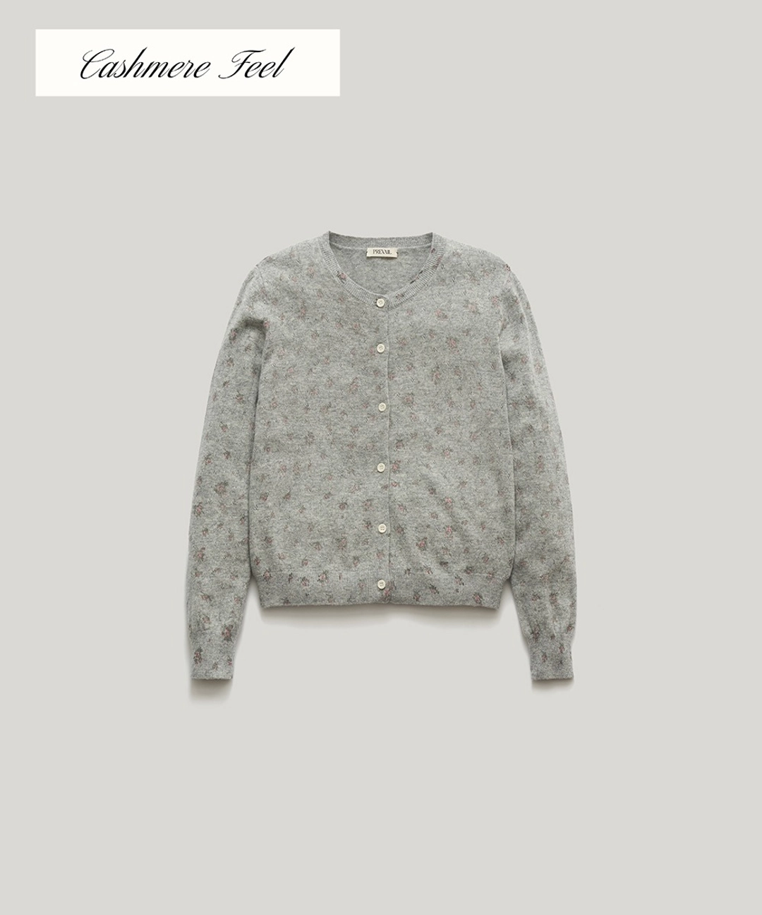 프리베일 2ND / PVIL Flower Cardigan(Gray)pre-order 상품 이미지 1