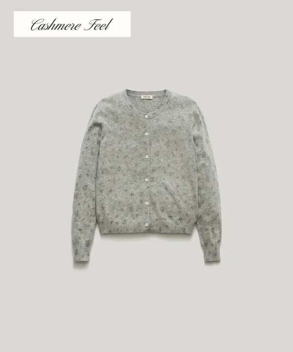 2ND / PVIL Flower Cardigan(Gray)pre-order