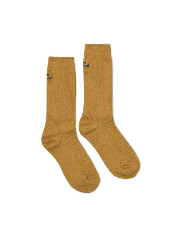 SOCKS ESSENTIAL_MUSTARD BLUE