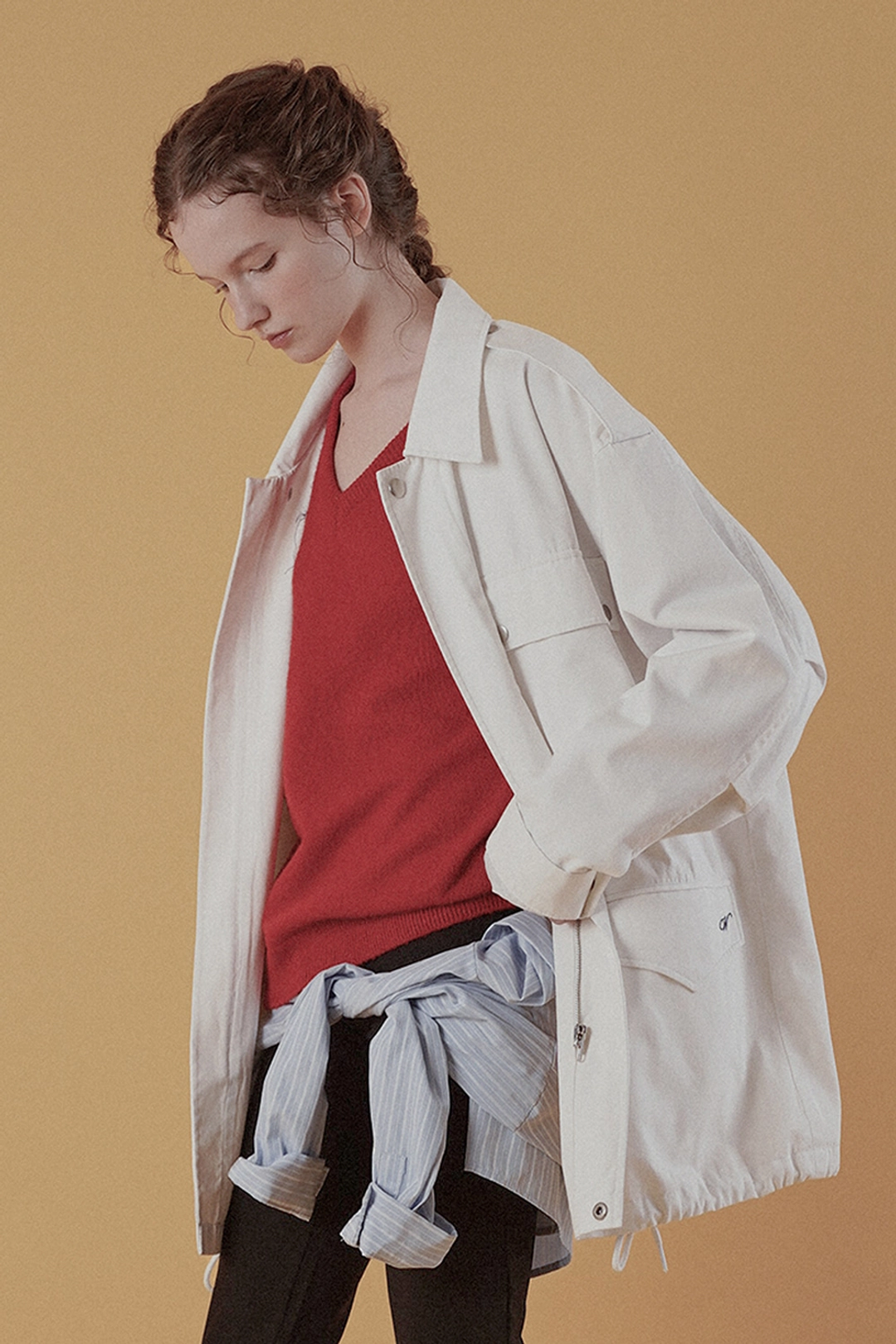 위드아웃썸머 City work jacket_ivory 상품 이미지 2