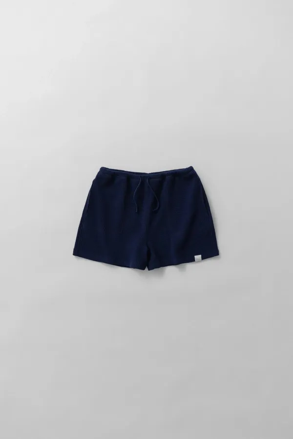 waffle shorts (navy)