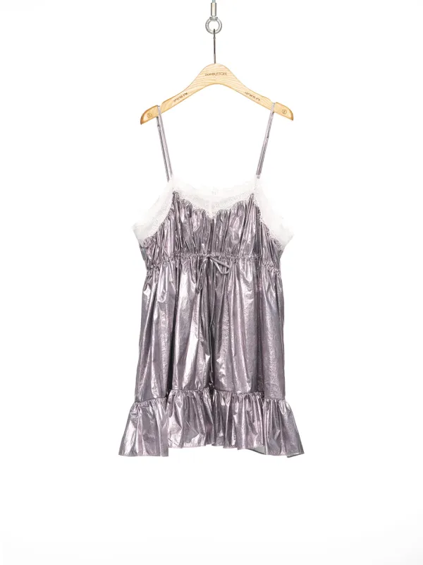 PS26 SILVER CONVERTIBLE SLIP SKIRT