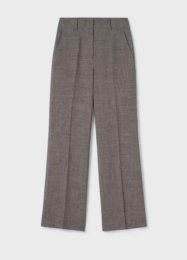 Straight Trouser / Beige Wood