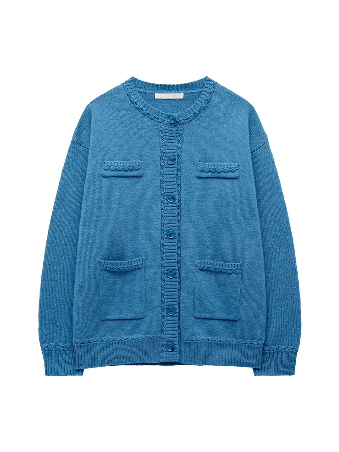 마가린핑거스 POCKET LOOSE CARDIGAN (BLUE) 상품 이미지 3