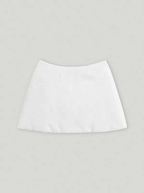 Pippa Padded Mini Skirt White (3rd)