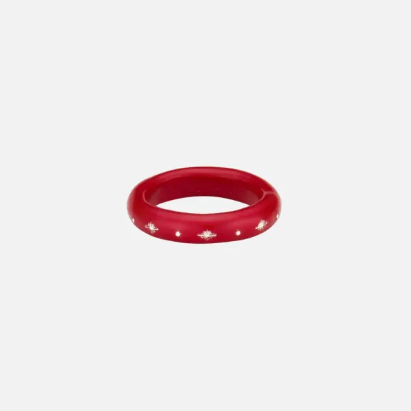 dazzling sky ring-red