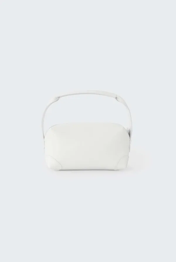 MONO LEATHER HAND BAG (WHITE)