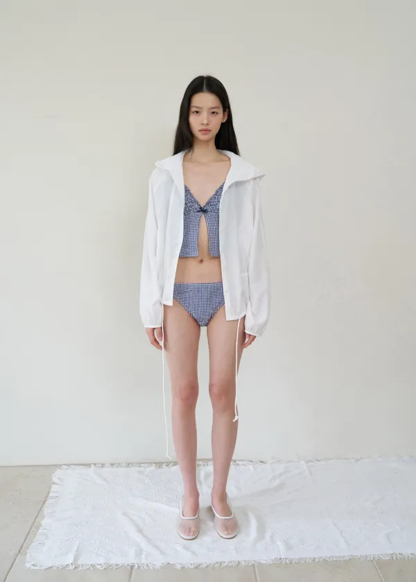Breed Shirring Blouse(White)