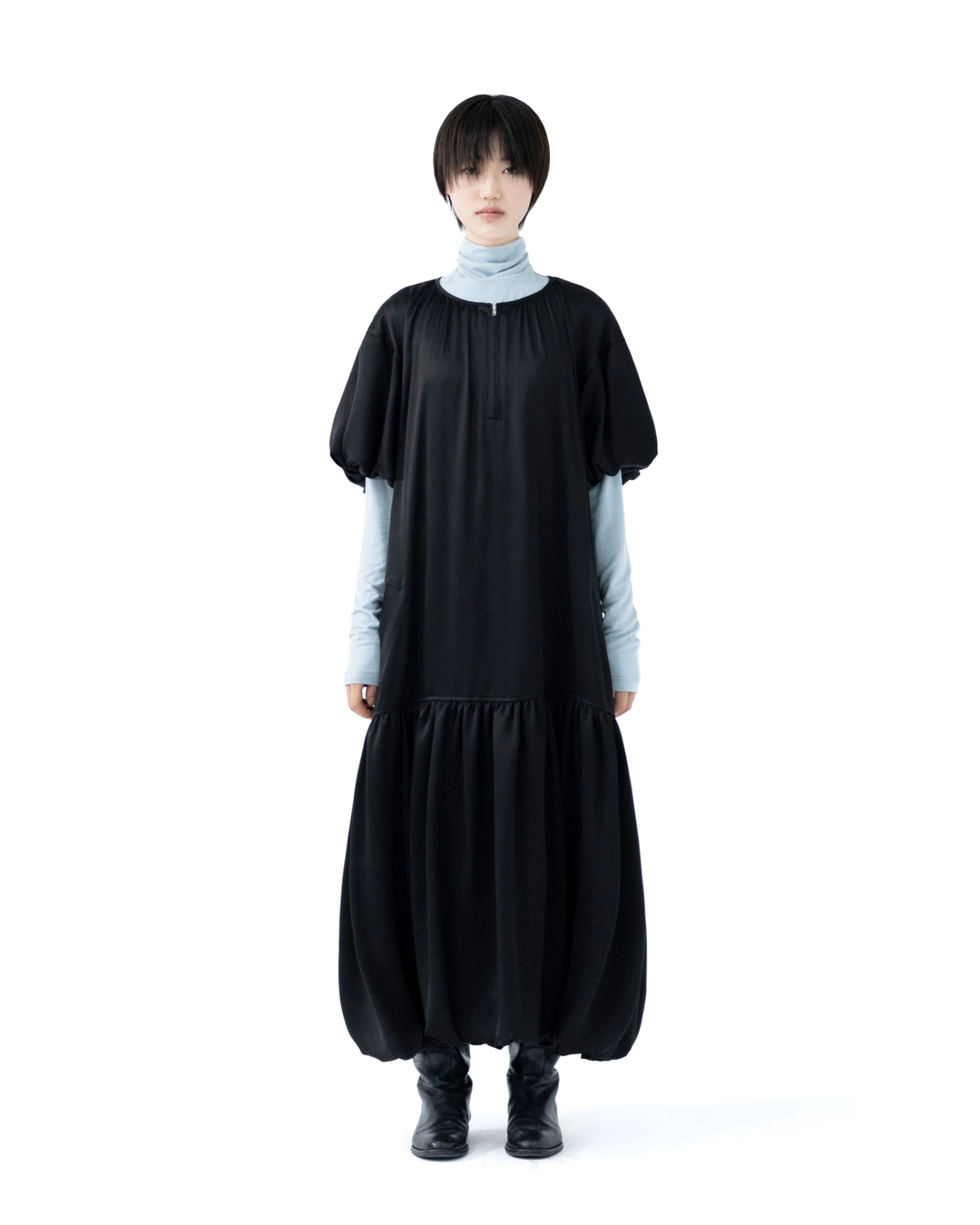 유노이아 moss shirring long dress 상품 이미지 2
