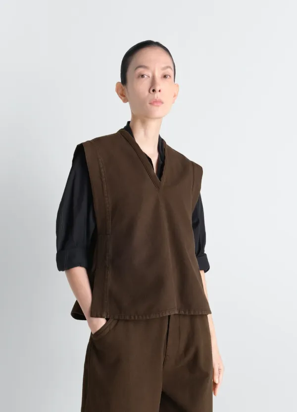 CHASUBLE IN DYED BROKEN TWILL